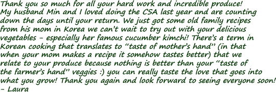 Laura's quote